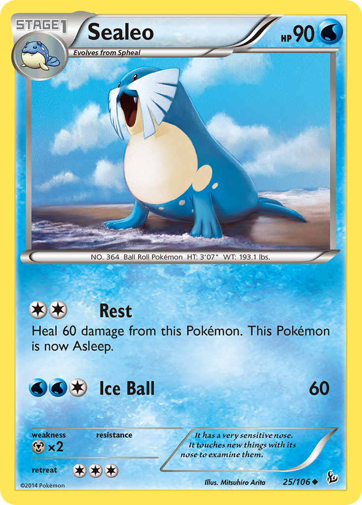 Sealeo (25/106) [XY: Flashfire] | Mega City Incorporated