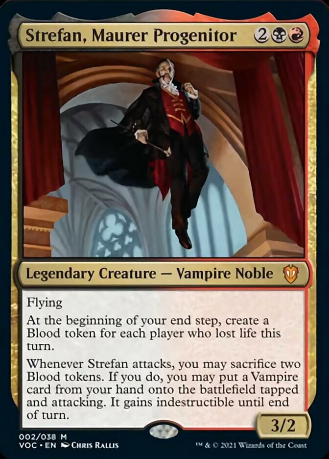 Strefan, Maurer Progenitor (Display Commander) [Innistrad: Crimson Vow Commander] | Mega City Incorporated