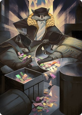 Masked Bandits Art Card [Streets of New Capenna Art Series] | Mega City Incorporated