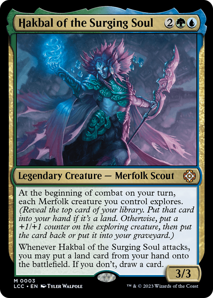 Hakbal of the Surging Soul [The Lost Caverns of Ixalan Commander] | Mega City Incorporated