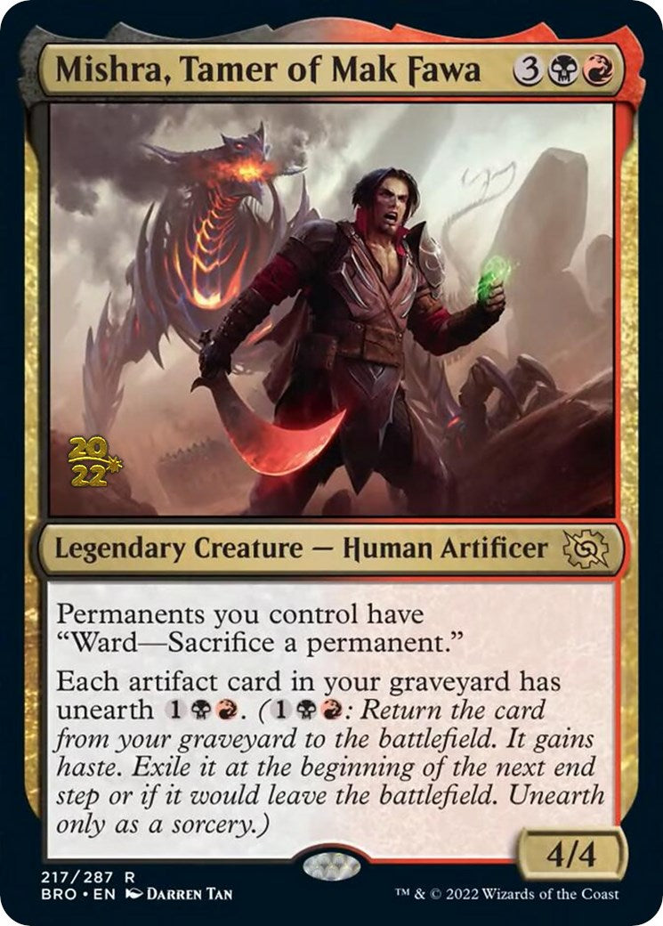Mishra, Tamer of Mak Fawa [The Brothers' War: Prerelease Promos] | Mega City Incorporated