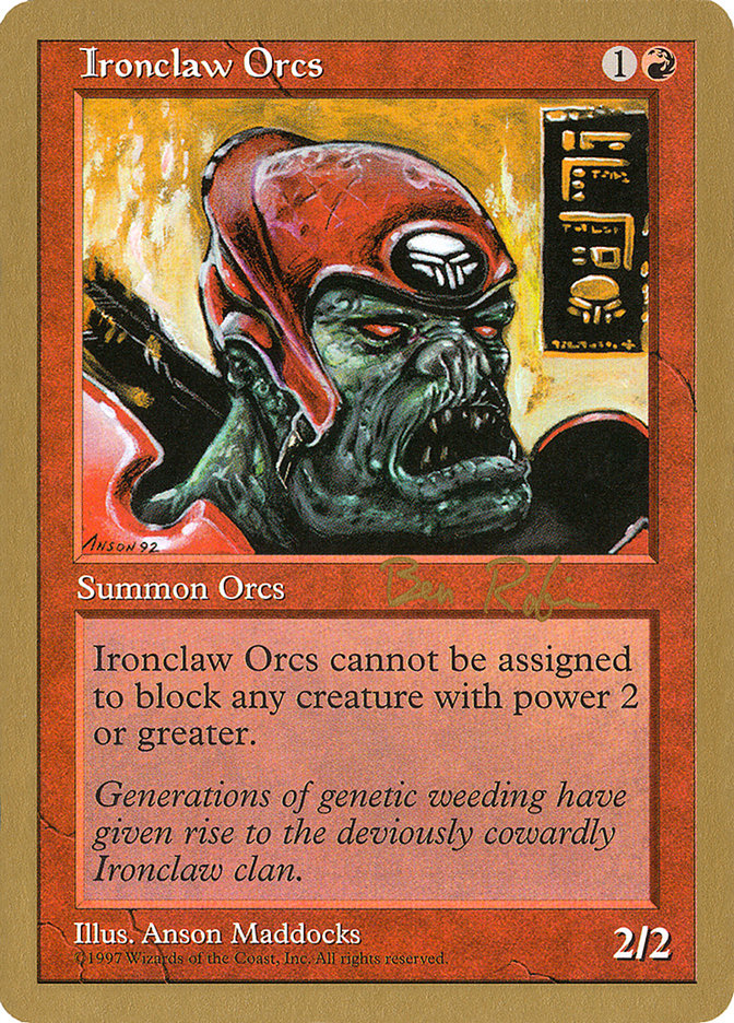 Ironclaw Orcs (Ben Rubin) [World Championship Decks 1998] | Mega City Incorporated