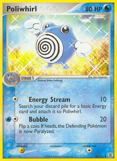 Poliwhirl (46/112) [EX: FireRed & LeafGreen] | Mega City Incorporated