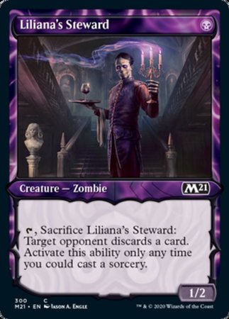 Liliana's Steward (Showcase) [Core Set 2021] | Mega City Incorporated