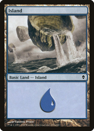 Island (237a) [Zendikar] | Mega City Incorporated