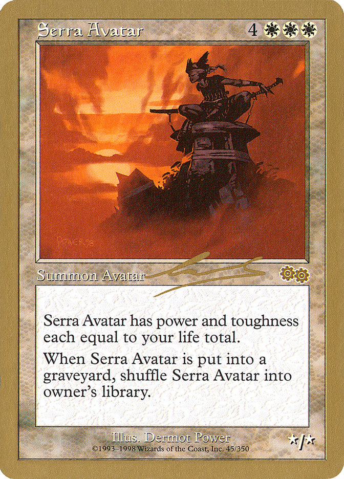 Serra Avatar (Nicolas Labarre) [World Championship Decks 2000] | Mega City Incorporated