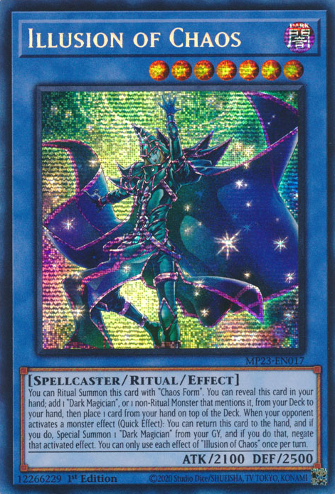 Illusion of Chaos [MP23-EN017] Prismatic Secret Rare | Mega City Incorporated