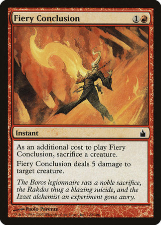 Fiery Conclusion [Ravnica: City of Guilds] | Mega City Incorporated