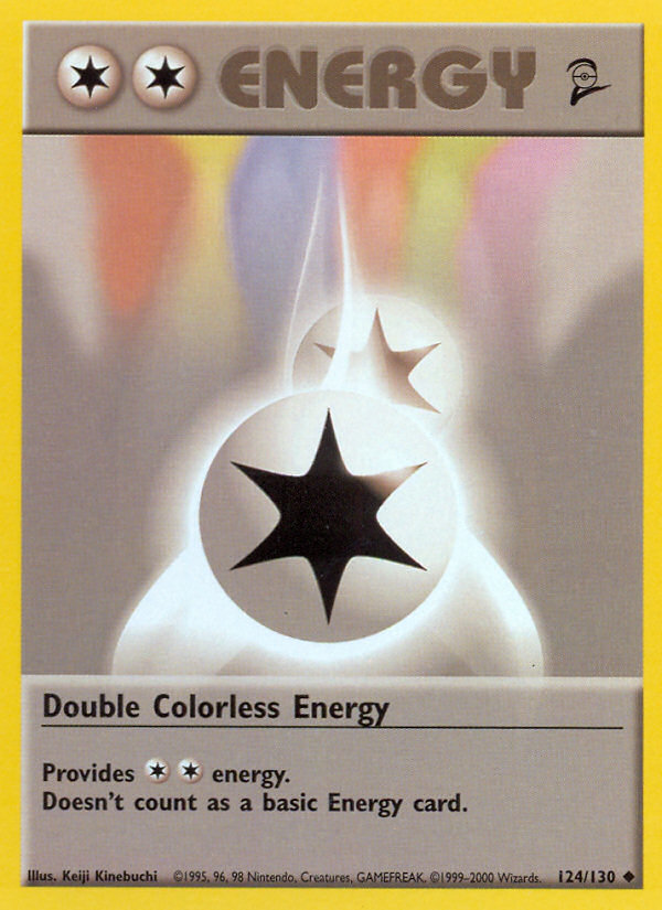 Double Colorless Energy (124/130) [Base Set 2] | Mega City Incorporated