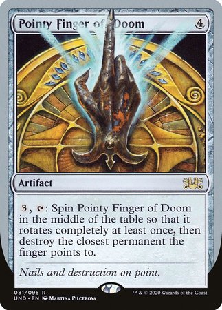Pointy Finger of Doom [Unsanctioned] | Mega City Incorporated