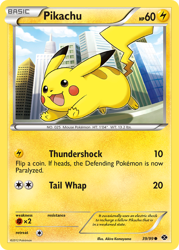 Pikachu (39/99) [Black & White: Next Destinies] | Mega City Incorporated