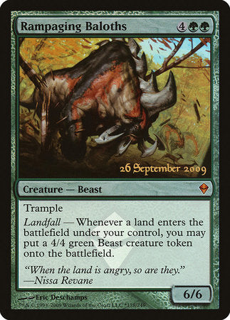 Rampaging Baloths [Zendikar Promos] | Mega City Incorporated