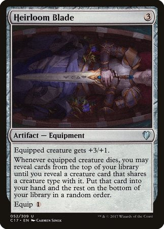 Heirloom Blade [Commander 2017] | Mega City Incorporated