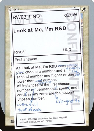 Look at Me, I'm R&D [Unsanctioned] | Mega City Incorporated