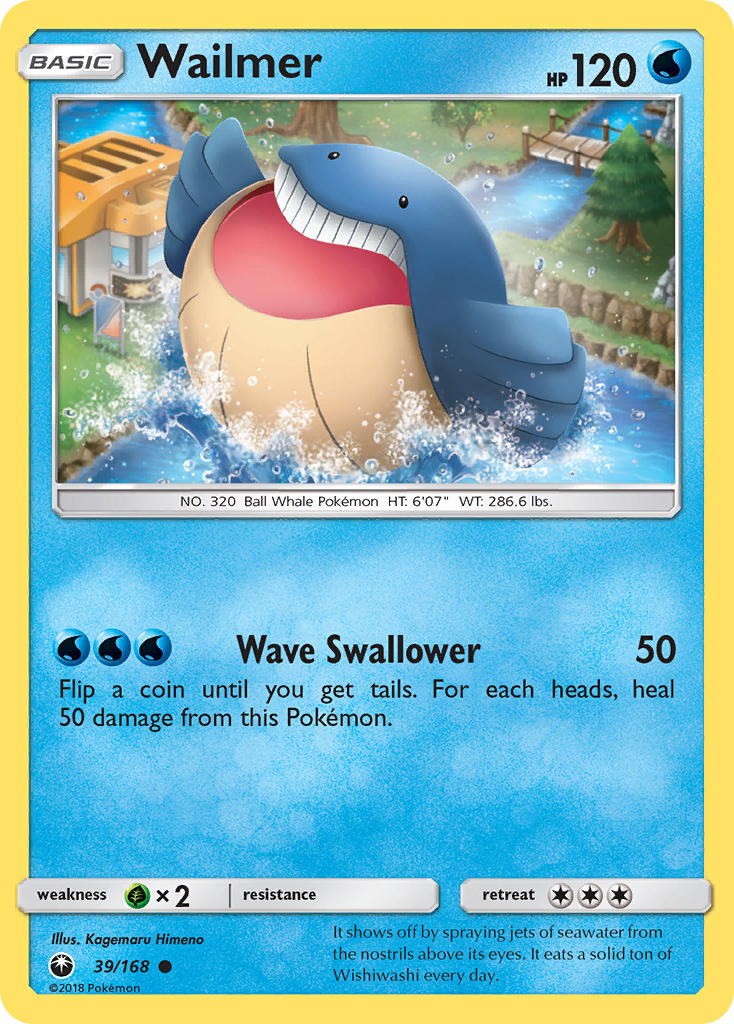 Wailmer (39/168) [Sun & Moon: Celestial Storm] | Mega City Incorporated