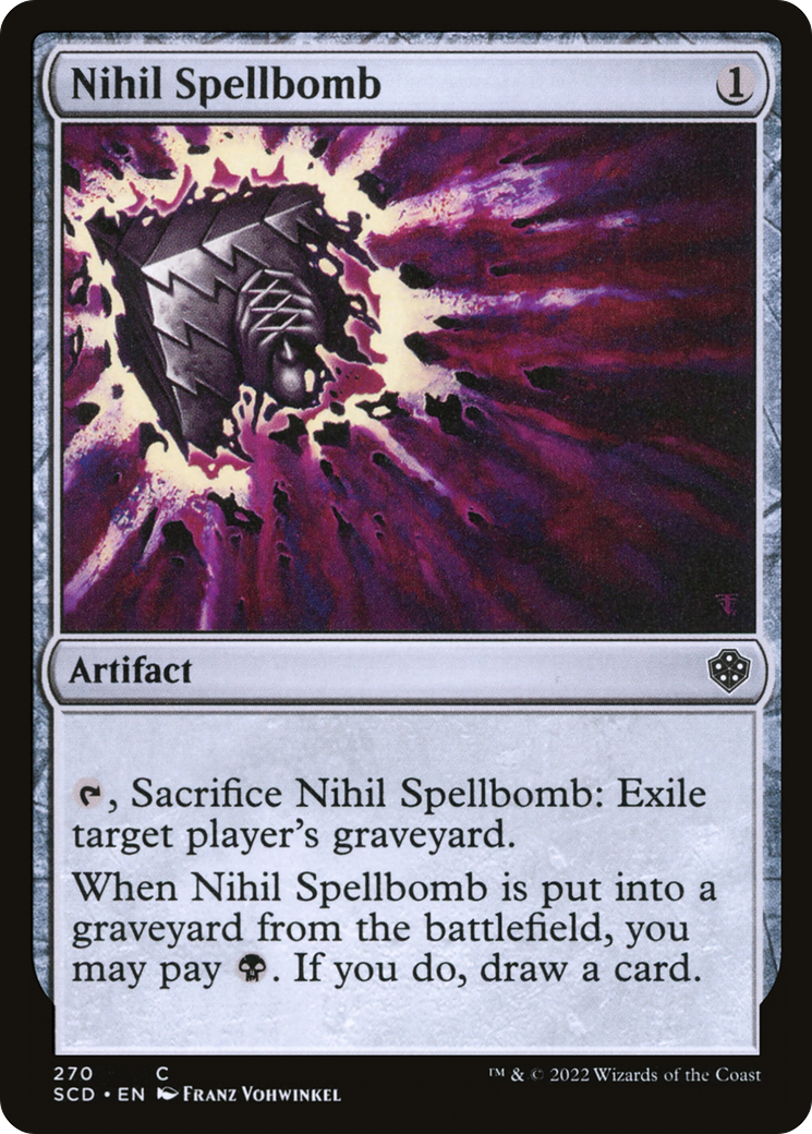 Nihil Spellbomb [Starter Commander Decks] | Mega City Incorporated