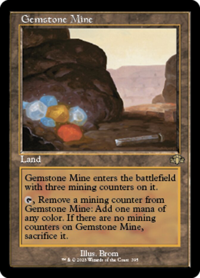 Gemstone Mine (Retro) [Dominaria Remastered] | Mega City Incorporated