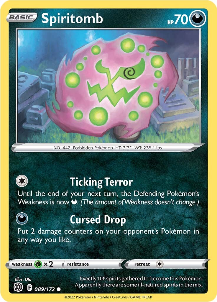 Spiritomb (089/172) [Sword & Shield: Brilliant Stars] | Mega City Incorporated