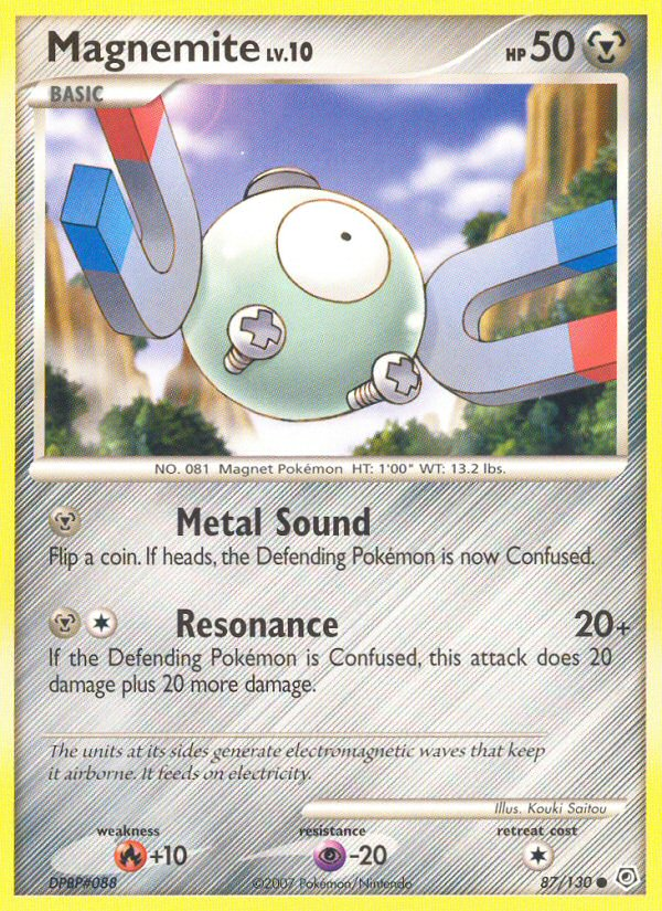 Magnemite (87/130) [Diamond & Pearl: Base Set] | Mega City Incorporated