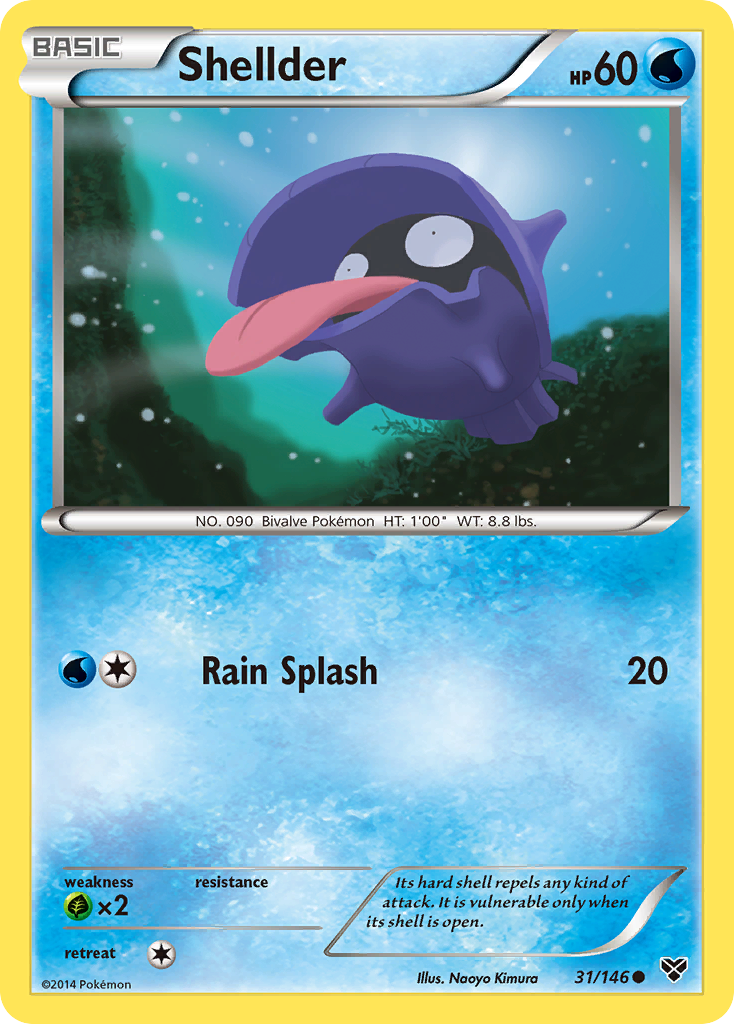 Shellder (31/146) [XY: Base Set] | Mega City Incorporated