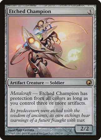 Etched Champion [Scars of Mirrodin] | Mega City Incorporated