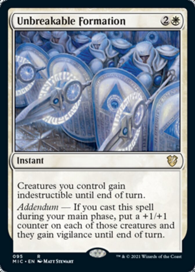 Unbreakable Formation [Innistrad: Midnight Hunt Commander] | Mega City Incorporated