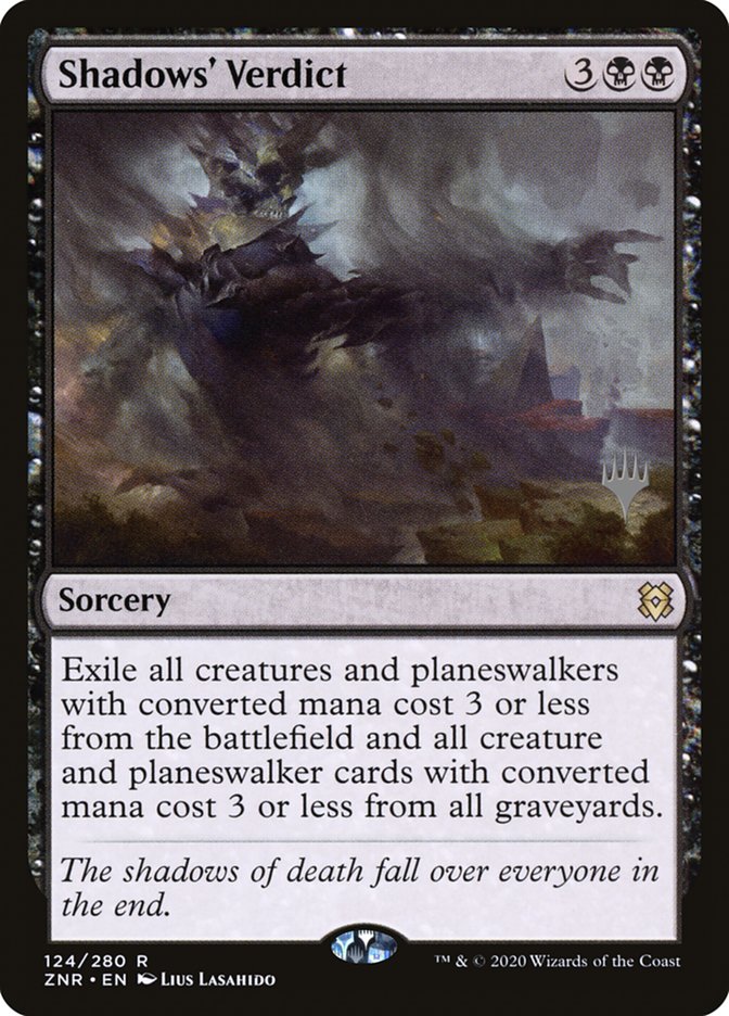 Shadows' Verdict (Promo Pack) [Zendikar Rising Promos] | Mega City Incorporated