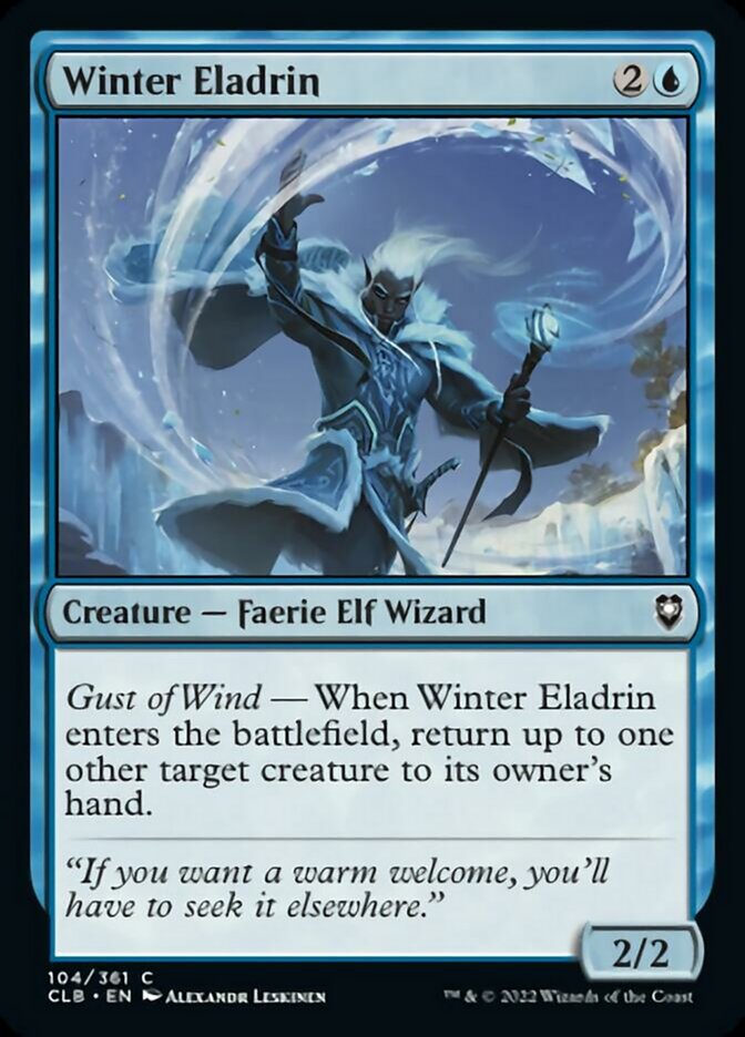 Winter Eladrin [Commander Legends: Battle for Baldur's Gate] | Mega City Incorporated