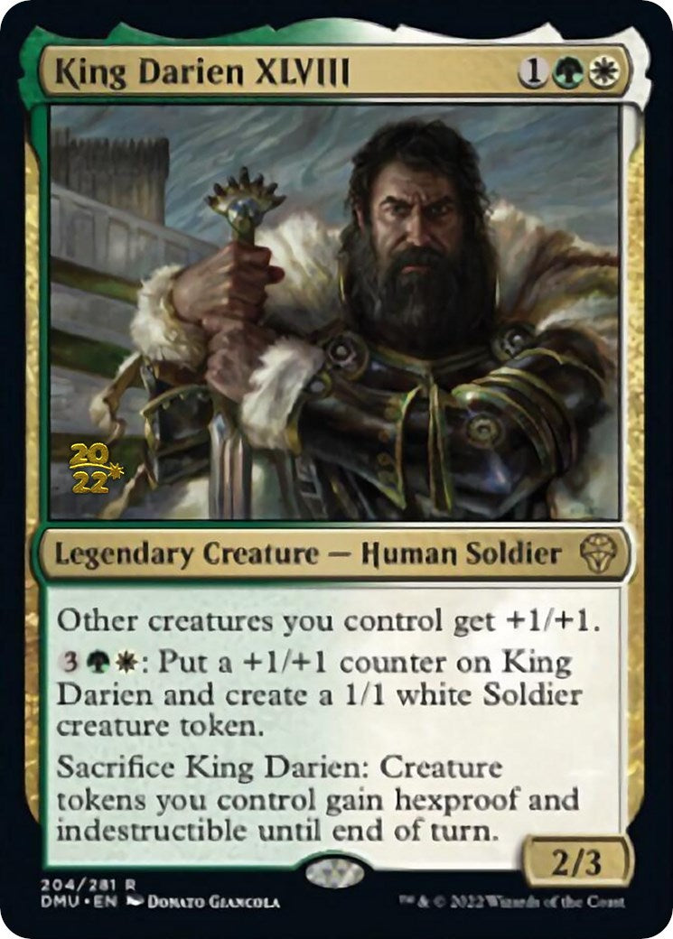 King Darien XLVIII [Dominaria United Prerelease Promos] | Mega City Incorporated