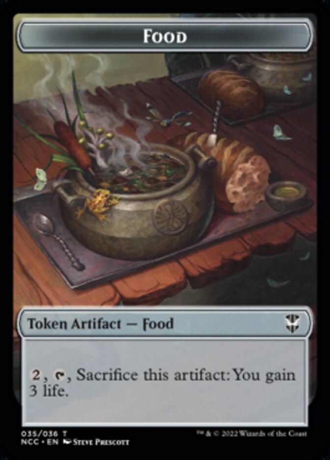 Food // Citizen Double-sided Token [Streets of New Capenna Commander Tokens] | Mega City Incorporated