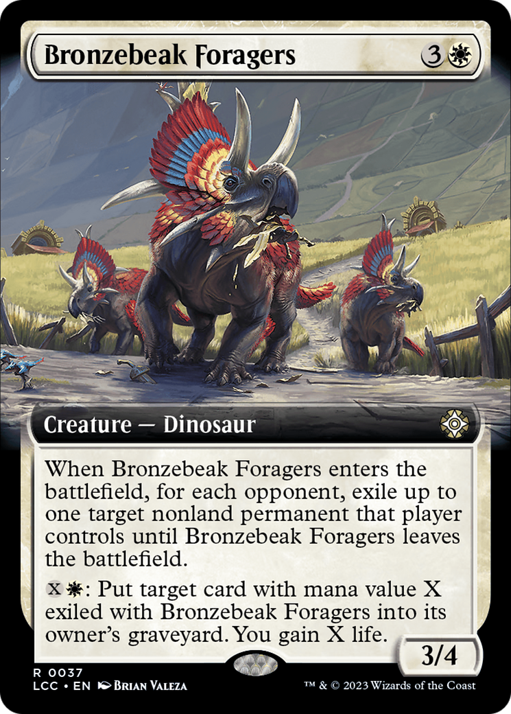 Bronzebeak Foragers (Extended Art) [The Lost Caverns of Ixalan Commander] | Mega City Incorporated