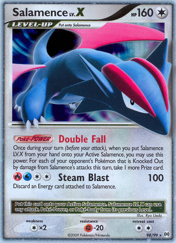 Salamence LV.X (98/99) [Platinum: Arceus] | Mega City Incorporated