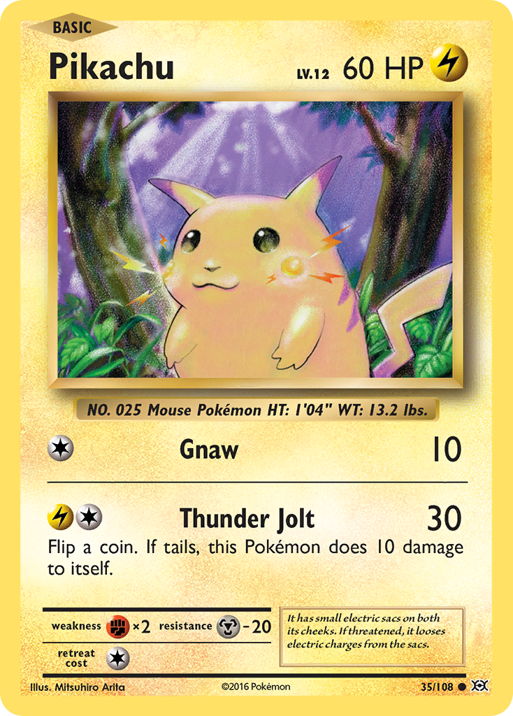 Pikachu (35/108) [XY: Evolutions] | Mega City Incorporated