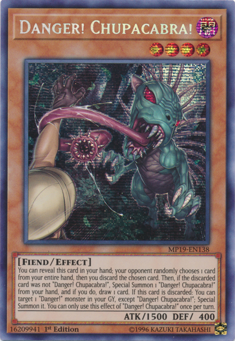 Danger! Chupacabra! [MP19-EN138] Prismatic Secret Rare | Mega City Incorporated