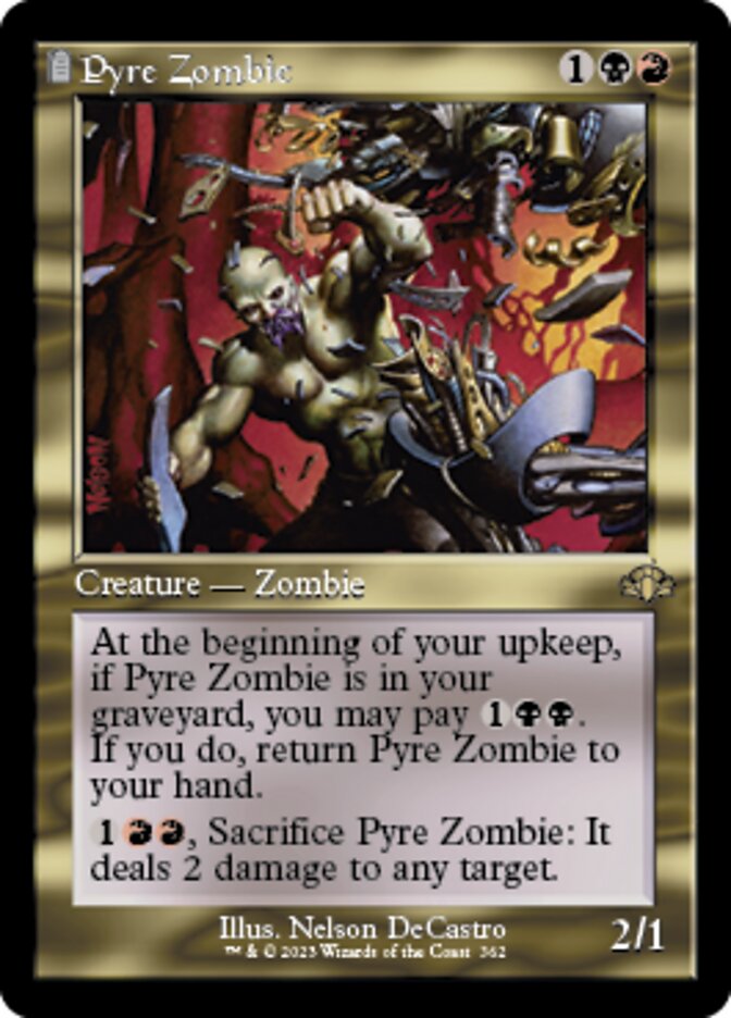 Pyre Zombie (Retro) [Dominaria Remastered] | Mega City Incorporated