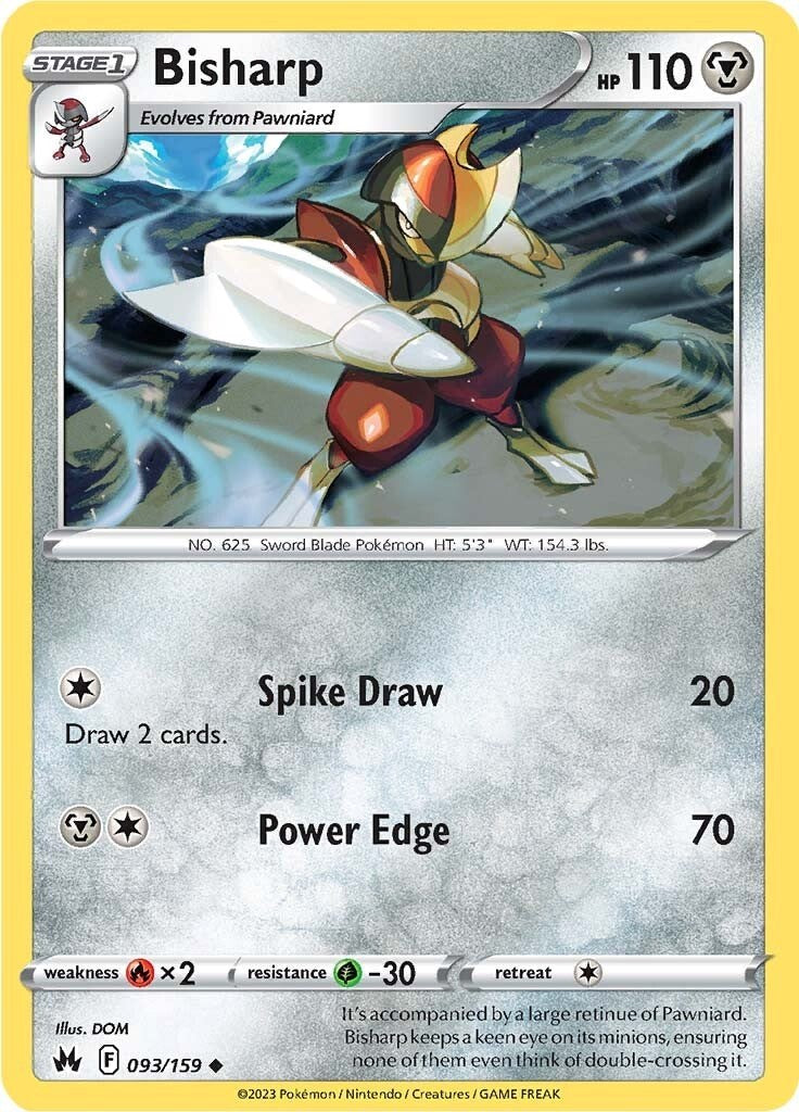 Bisharp (093/159) [Sword & Shield: Crown Zenith] | Mega City Incorporated