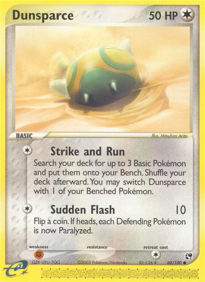 Dunsparce (60/100) [EX: Sandstorm] | Mega City Incorporated