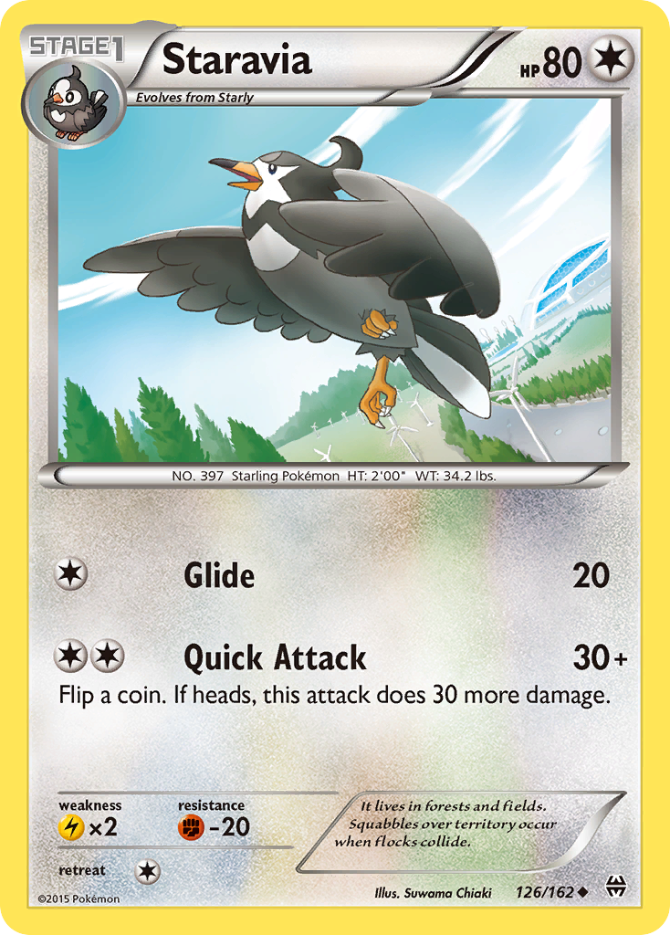 Staravia (126/162) [XY: BREAKthrough] | Mega City Incorporated