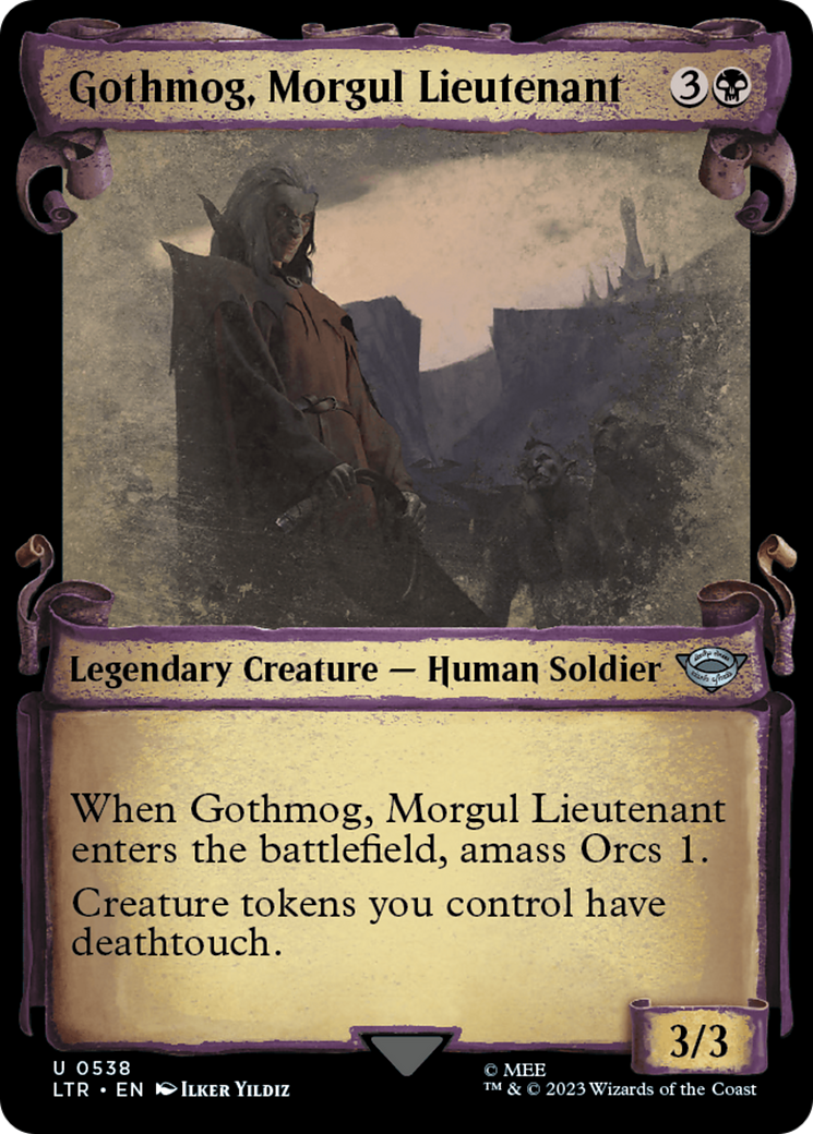 Gothmog, Morgul Lieutenant [The Lord of the Rings: Tales of Middle-Earth Showcase Scrolls] | Mega City Incorporated