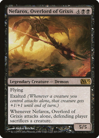 Nefarox, Overlord of Grixis [Magic 2013] | Mega City Incorporated