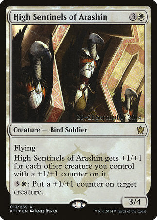 High Sentinels of Arashin [Khans of Tarkir Promos] | Mega City Incorporated