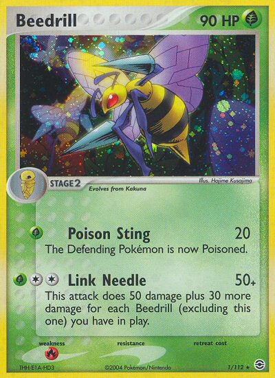 Beedrill (1/112) [EX: FireRed & LeafGreen] | Mega City Incorporated