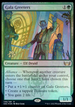 Gala Greeters [Streets of New Capenna Prerelease Promos] | Mega City Incorporated