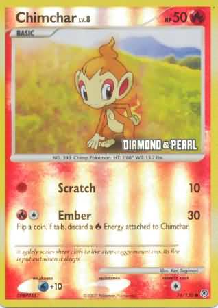 Chimchar (76/130) [Burger King Promos: 2008 Collection] | Mega City Incorporated