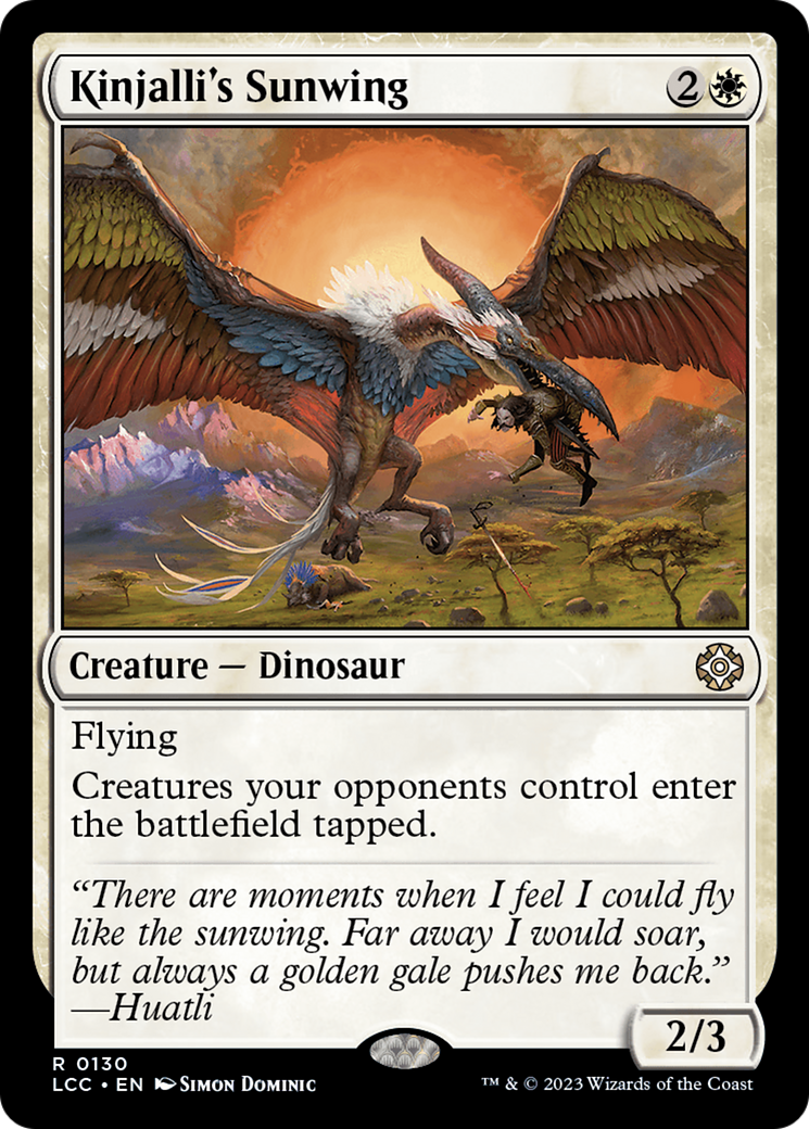 Kinjalli's Sunwing [The Lost Caverns of Ixalan Commander] | Mega City Incorporated