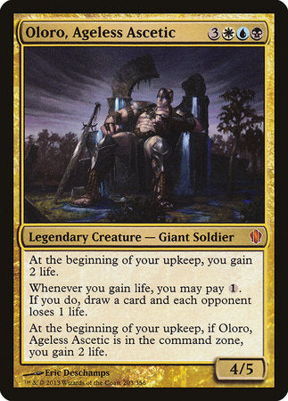 Oloro, Ageless Ascetic [Commander 2013] | Mega City Incorporated