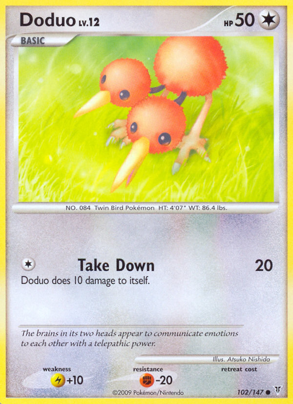 Doduo (102/147) [Platinum: Supreme Victors] | Mega City Incorporated