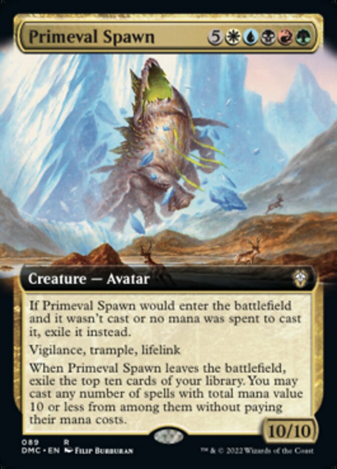 Primeval Spawn (Extended Art) [Dominaria United Commander] | Mega City Incorporated