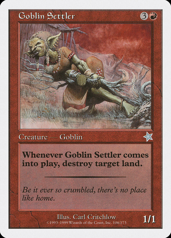 Goblin Settler [Starter 1999] | Mega City Incorporated