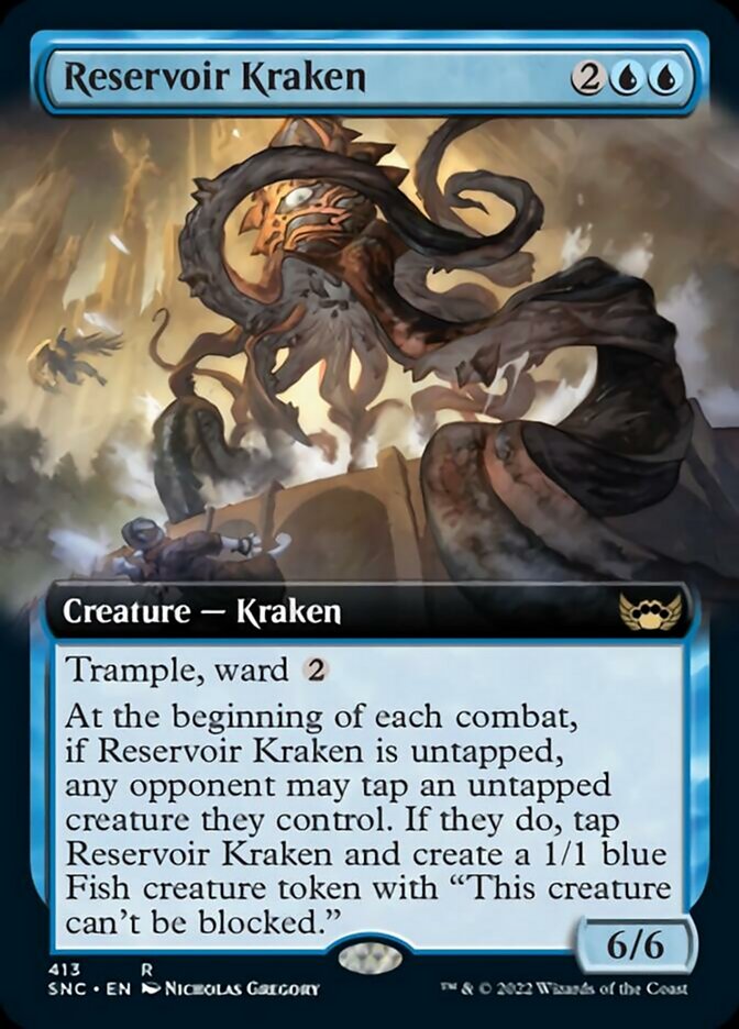 Reservoir Kraken (Extended Art) [Streets of New Capenna] | Mega City Incorporated